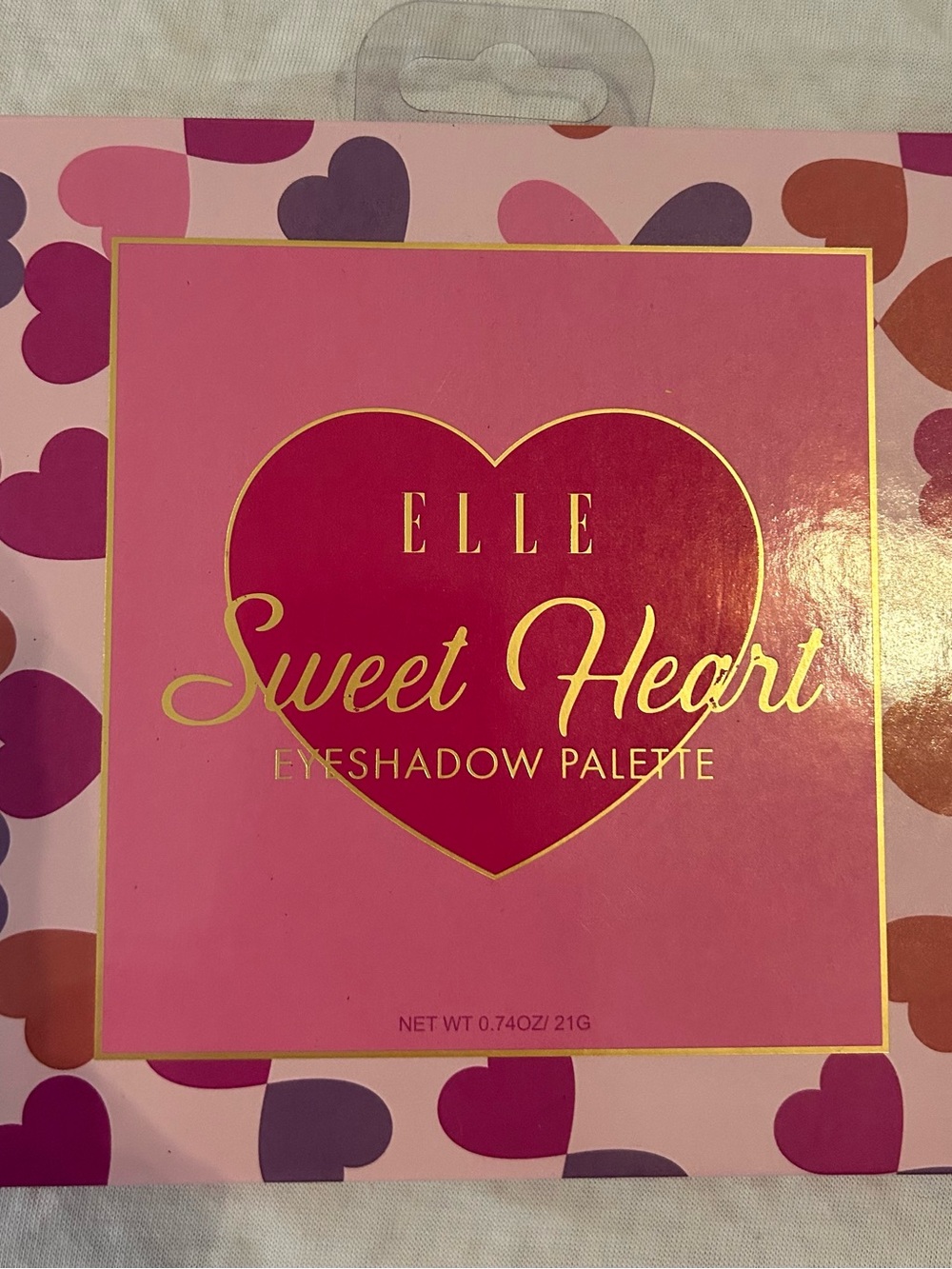 Elle Sweet Heart Eyeshadow Palette - Pink, Magenta, Purple
